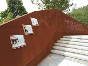 江宁耐候钢挡土墙